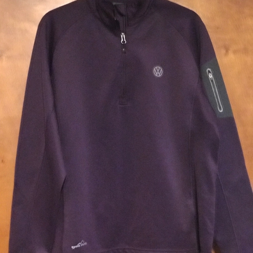 Volkswagen Driver Eddie Bauer Women’s pullover fleece jacket/top Purple XL